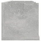 vidaXL CD-Wandregal Betongrau 75x18x18 cm Holzwerkstoff
