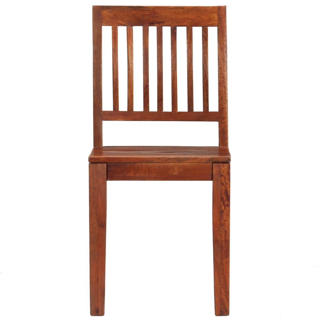 vidaXL Esszimmerstühle 4 Stk. Massivholz Mango