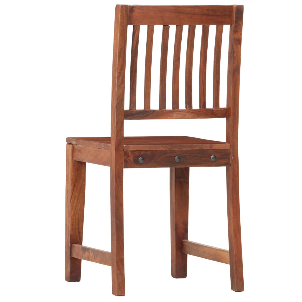 vidaXL Esszimmerstühle 4 Stk. Massivholz Mango