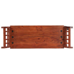 vidaXL Sitzbank 111 cm Massivholz Akazie