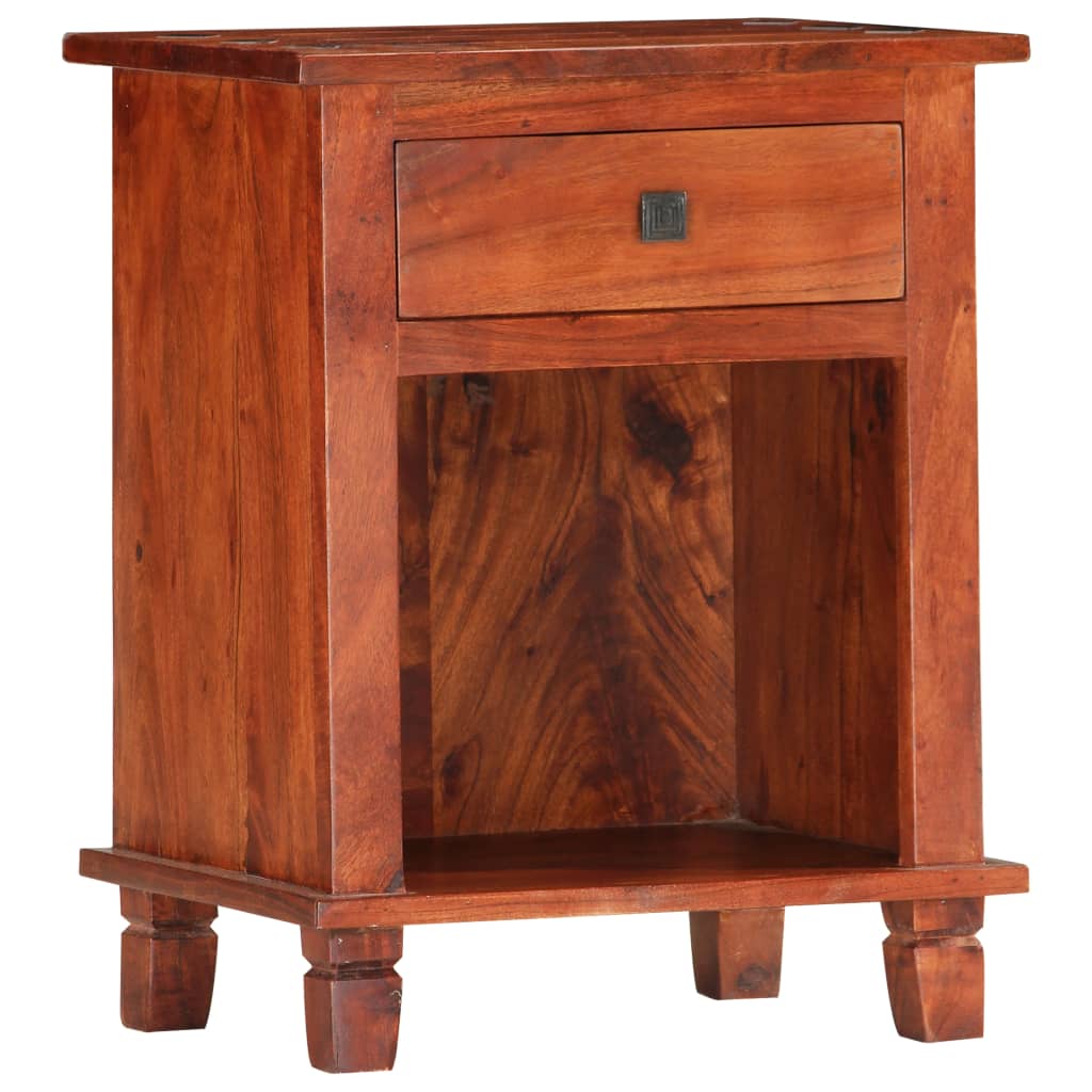 vidaXL Nachttisch 40 x 30 x 50 cm Massivholz Akazie