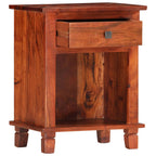 vidaXL Nachttisch 40 x 30 x 50 cm Massivholz Akazie
