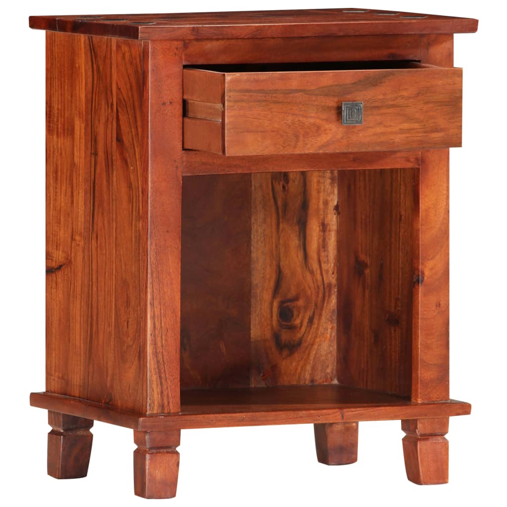 vidaXL Nachttisch 40 x 30 x 50 cm Massivholz Akazie