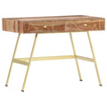 vidaXL Schreibtisch mit Schubladen 100x55x75 cm Massivholz Akazie
