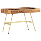 vidaXL Schreibtisch mit Schubladen 100x55x75 cm Massivholz Akazie