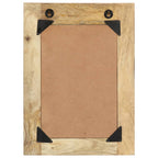 vidaXL Spiegel Handbemalt 40 x 55 cm Massivholz Mango