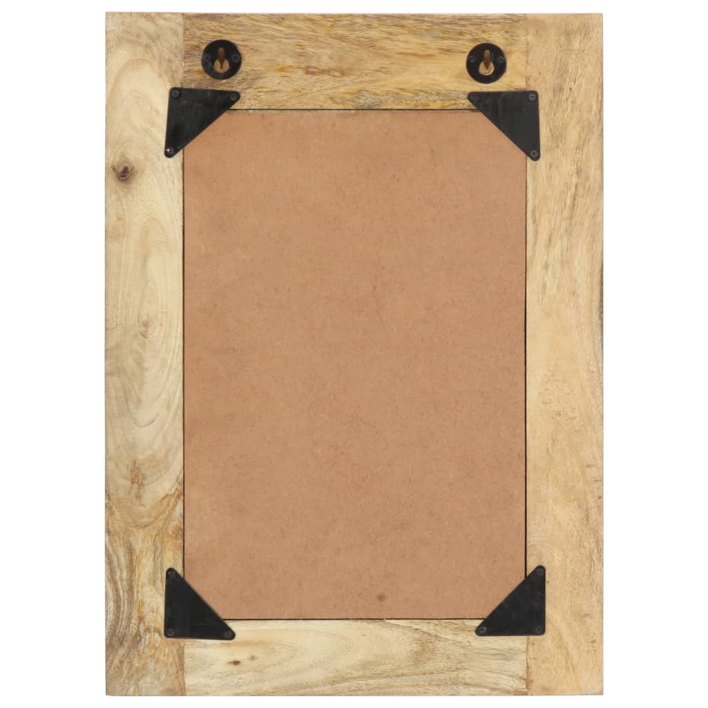 vidaXL Spiegel Handbemalt 40 x 55 cm Massivholz Mango