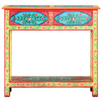 vidaXL Konsolentisch Handbemalt 80×35×75 cm Mango Massivholz