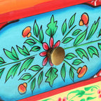 vidaXL Konsolentisch Handbemalt 80×35×75 cm Mango Massivholz