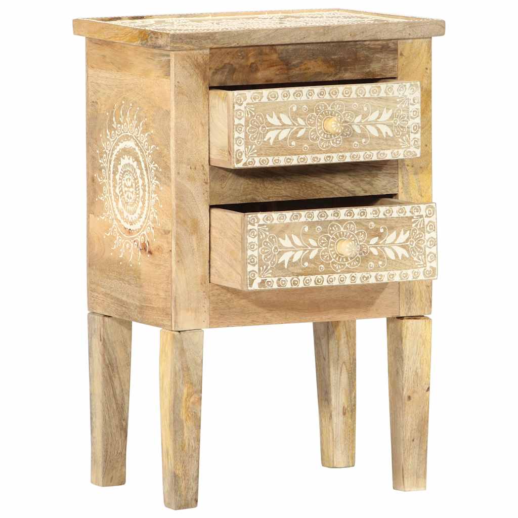 vidaXL Nachttisch Handbemalt 40×30×60 cm Mango Massivholz