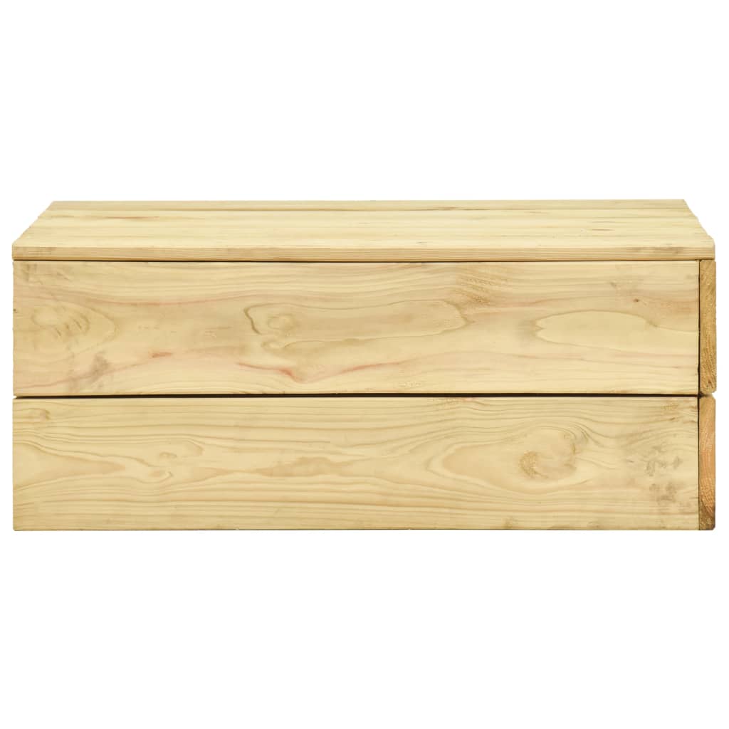 vidaXL Gartentisch 75x75x31 cm Kiefernholz Imprägniert