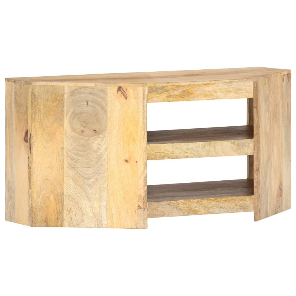 vidaXL TV-Eckschrank 90 x 45 x 45 cm Massivholz Mango