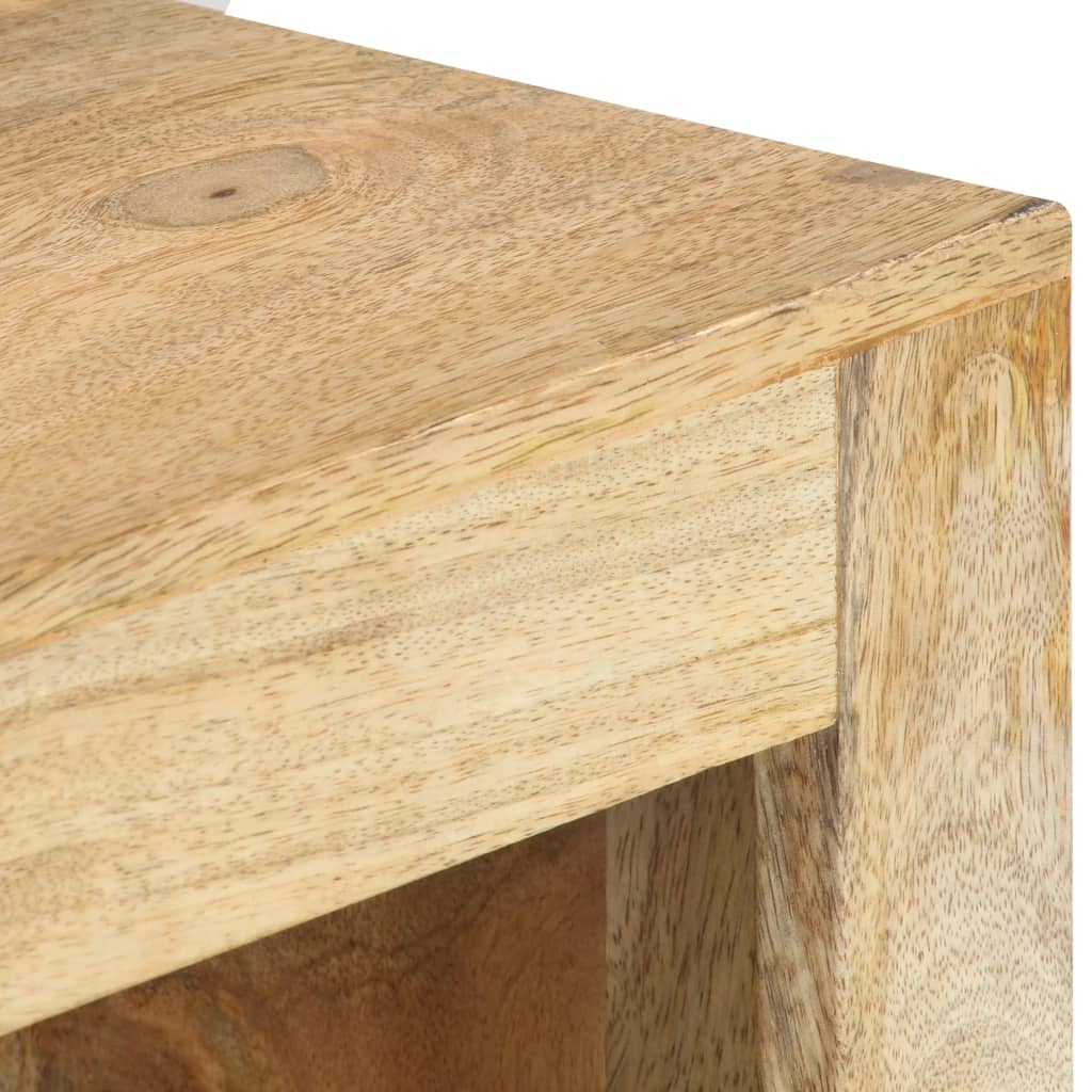 vidaXL TV-Eckschrank 90 x 45 x 45 cm Massivholz Mango