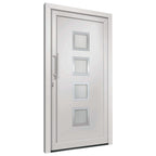 vidaXL Haustür Weiß 98x208 cm