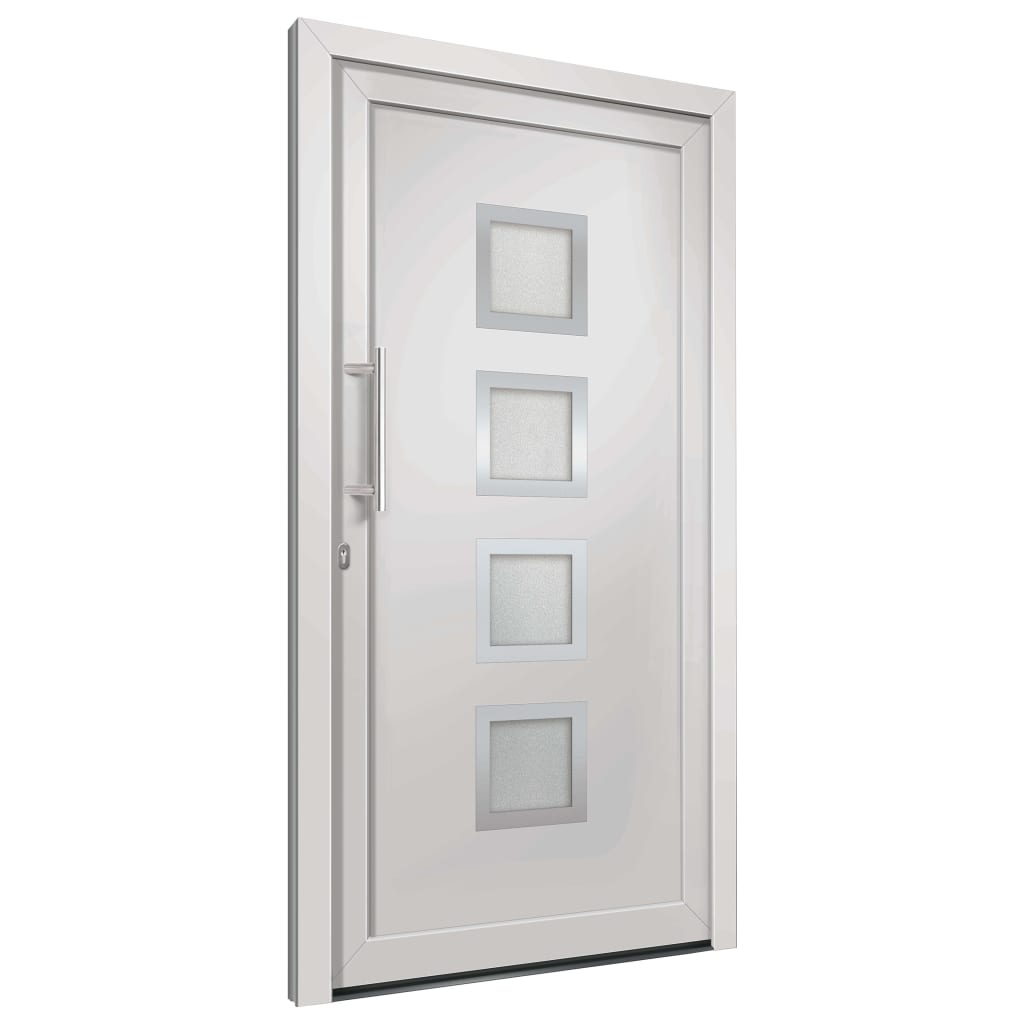vidaXL Haustür Weiß 98x208 cm