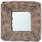 vidaXL Spiegel 3 Stk. 15×15 cm Weide