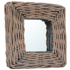 vidaXL Spiegel 3 Stk. 15×15 cm Weide