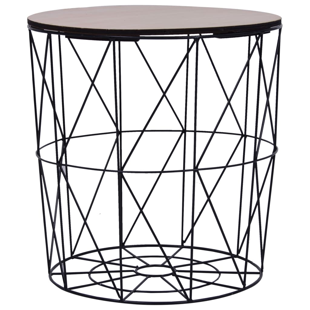 vidaXL Couchtische 3 Stk. Schwarz