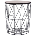 vidaXL Couchtische 3 Stk. Schwarz
