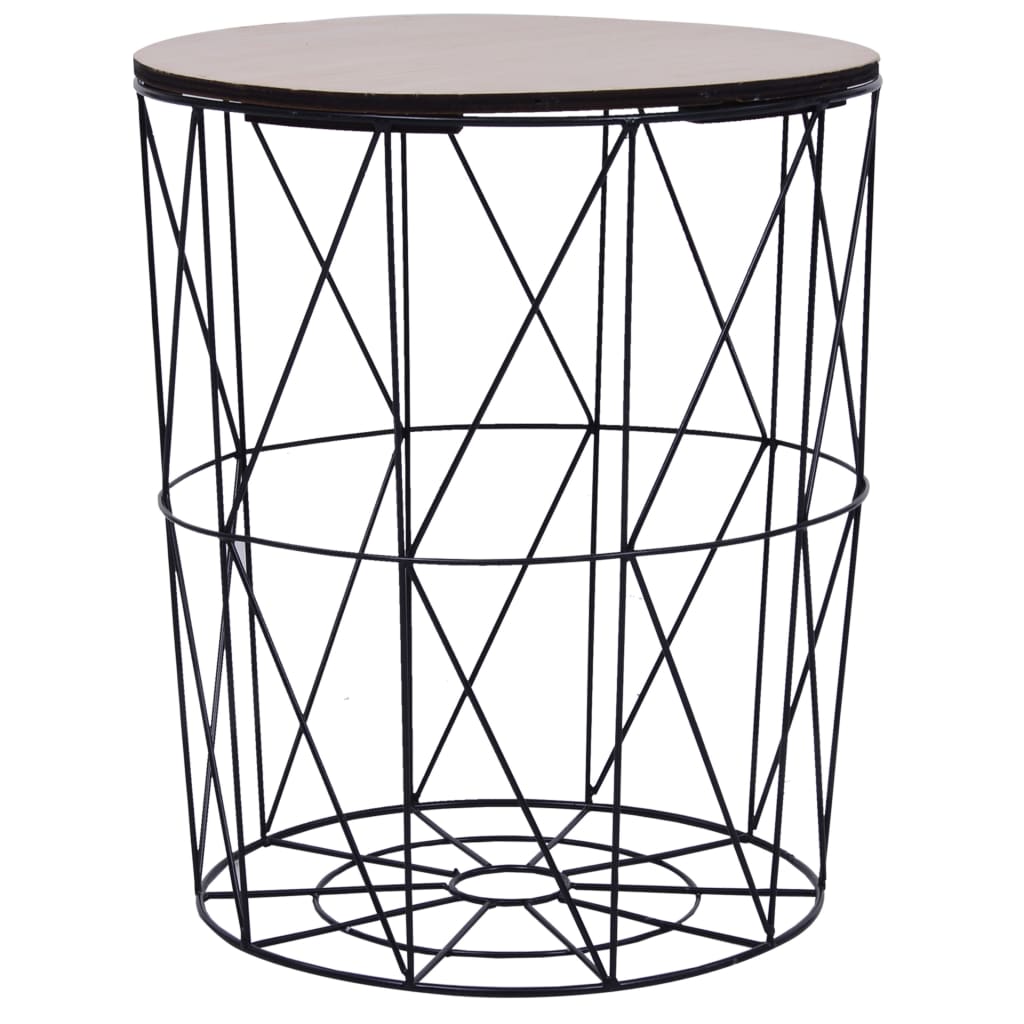 vidaXL Couchtische 3 Stk. Schwarz