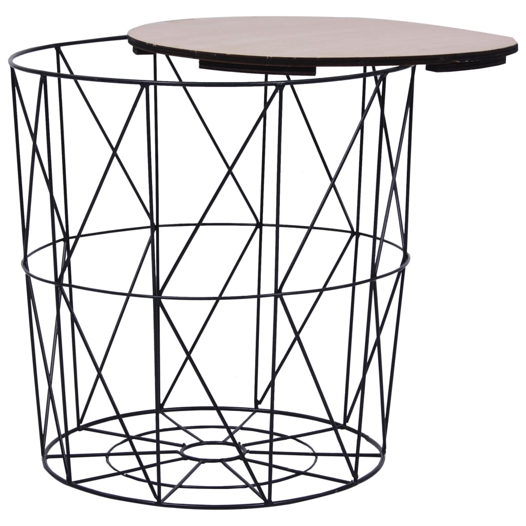 vidaXL Couchtische 3 Stk. Schwarz