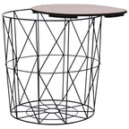 vidaXL Couchtische 3 Stk. Schwarz