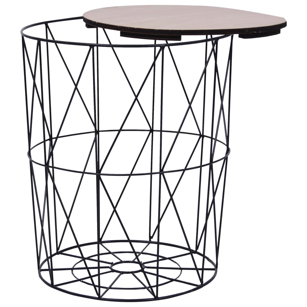vidaXL Couchtische 3 Stk. Schwarz