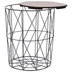 vidaXL Couchtische 3 Stk. Schwarz