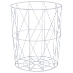 vidaXL Couchtisch Weiß Ø 47 cm