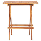 vidaXL 3-tlg. Bistro-Set Klappbar Teak Massivholz