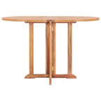 vidaXL Gartentisch Butterfly Klappbar 120x70x75 cm Teak Massivholz