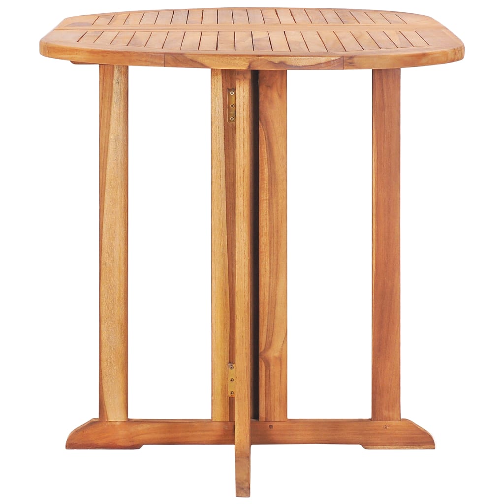 vidaXL 5-tlg. Garten-Essgruppe Klappbar Massivholz Teak