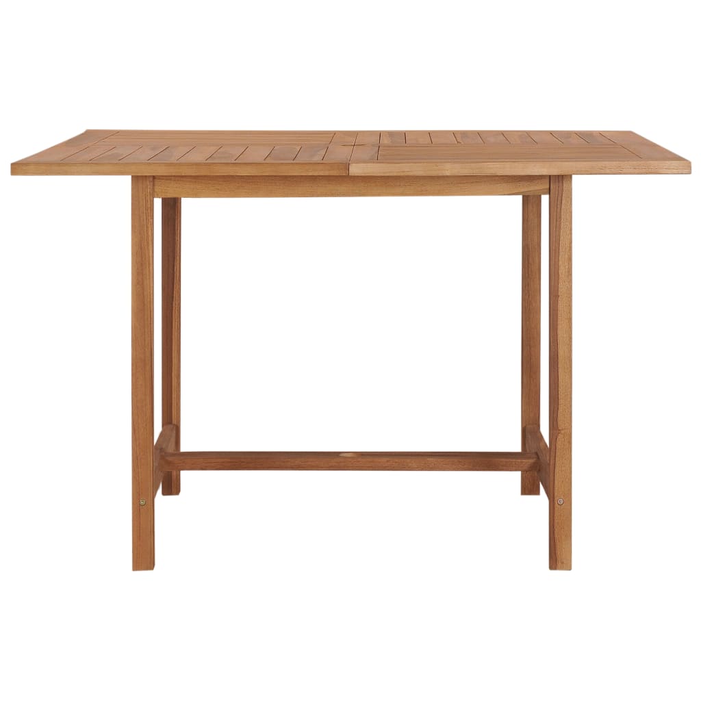 vidaXL Gartentisch 120x120x75 cm Teakholz Massiv