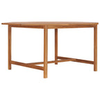 vidaXL Gartentisch 120x120x75 cm Teakholz Massiv