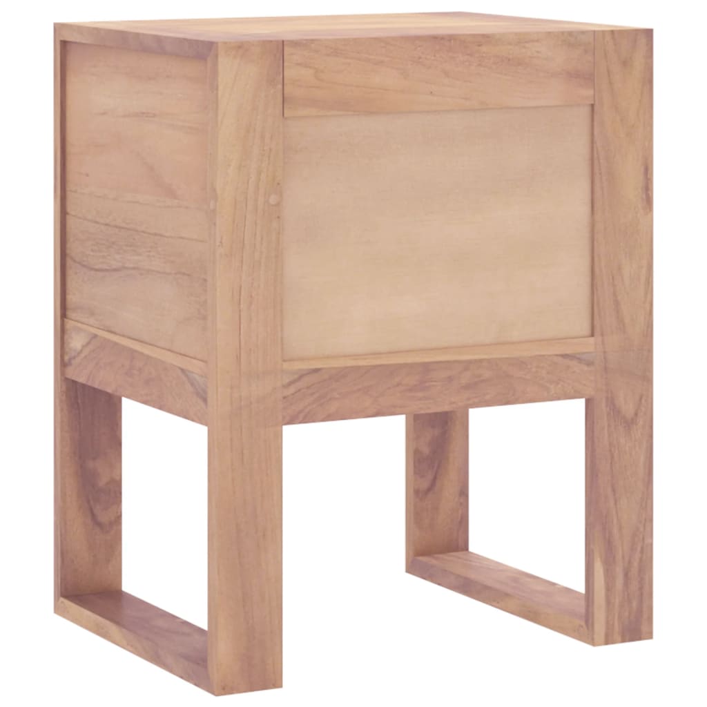 vidaXL Nachttisch 40 x 30 x 50 cm Teak Massivholz