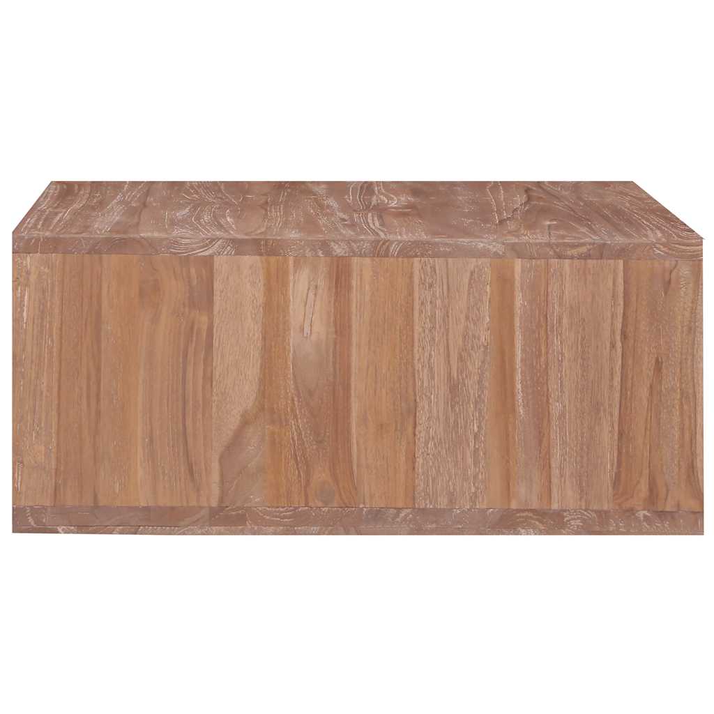 vidaXL Couchtisch 70 x 70 x 30 cm Massivholz Teak