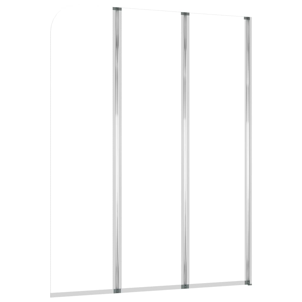 vidaXL Duschabtrennungen 2 Stk. 104x130 cm Hartglas Transparent