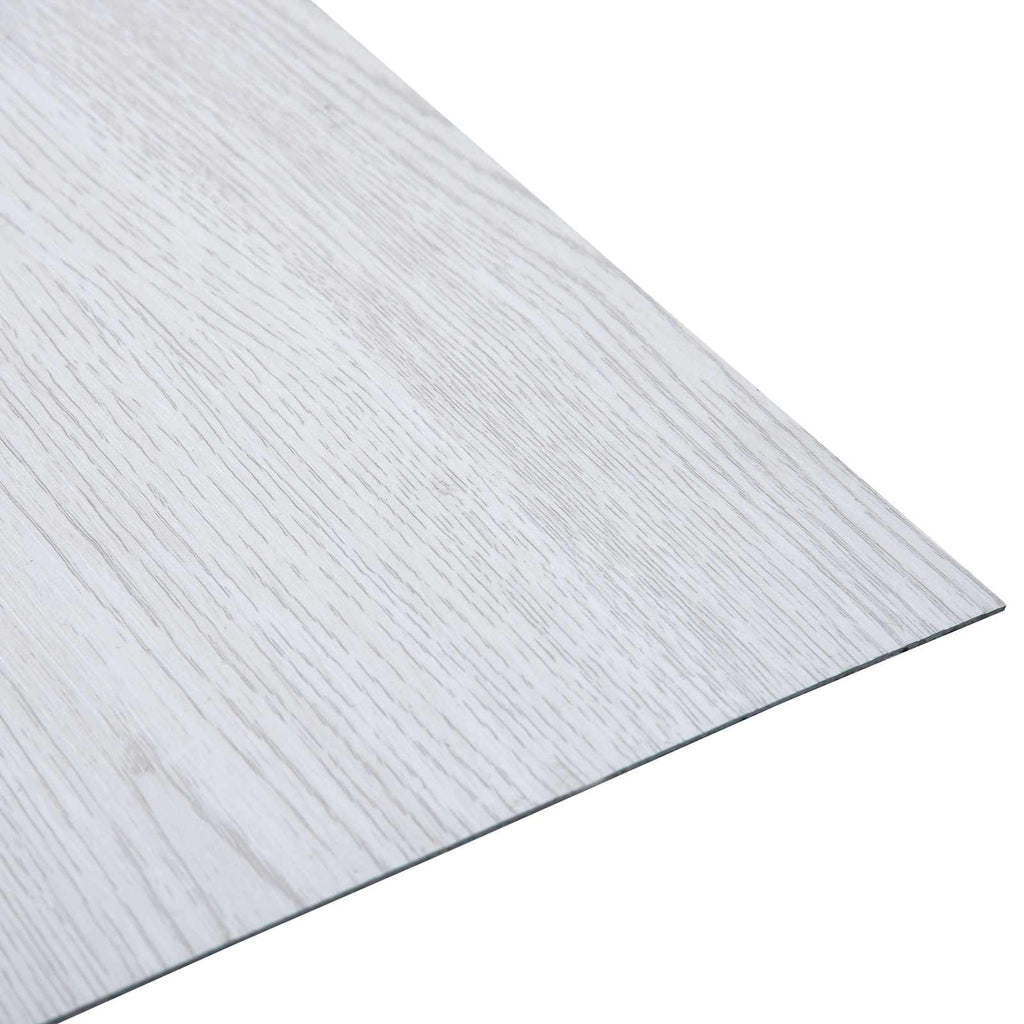 vidaXL Bodenplanken 5,11 m² 55 pcs PVC Weißes Holz