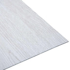 vidaXL Bodenplanken 5,11 m² 55 pcs PVC Weißes Holz