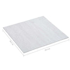 vidaXL Bodenplanken 5,11 m² 55 pcs PVC Weißes Holz