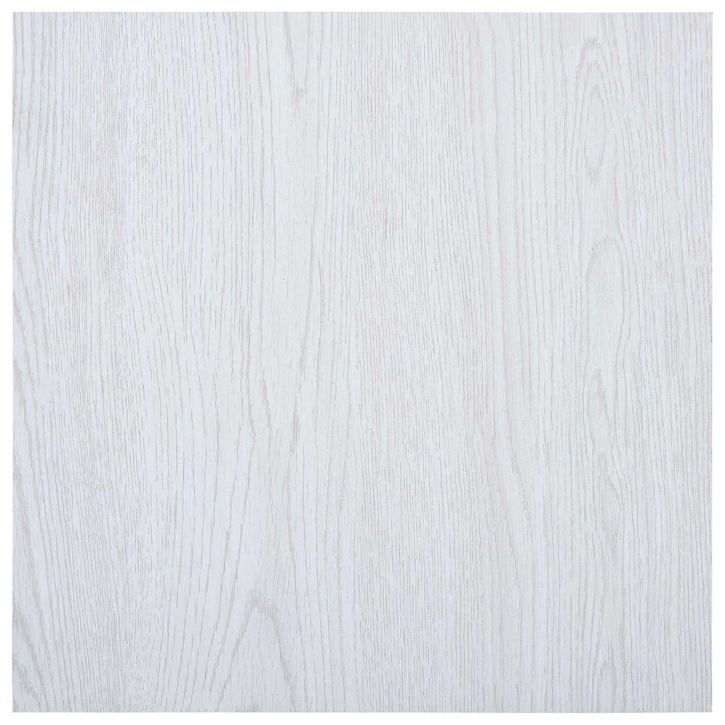 vidaXL Bodenplanken 5,11 m² 55 pcs PVC Weißes Holz