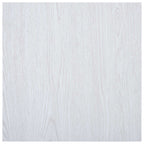 vidaXL Bodenplanken 5,11 m² 55 pcs PVC Weißes Holz