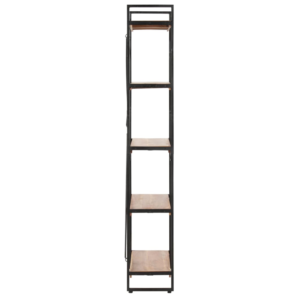 vidaXL Bücherregal 5 Fächer Massivholz Akazie