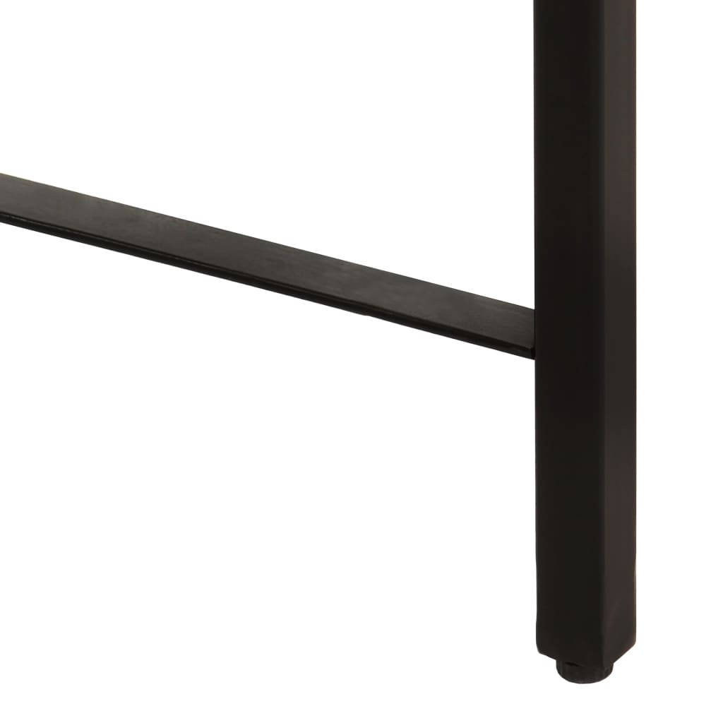vidaXL Bücherregal mit 4 Regalböden 160x35x160 cm Mango Massivholz