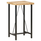 vidaXL Bartisch Raues Mangoholz