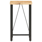 vidaXL Bartisch Raues Mangoholz