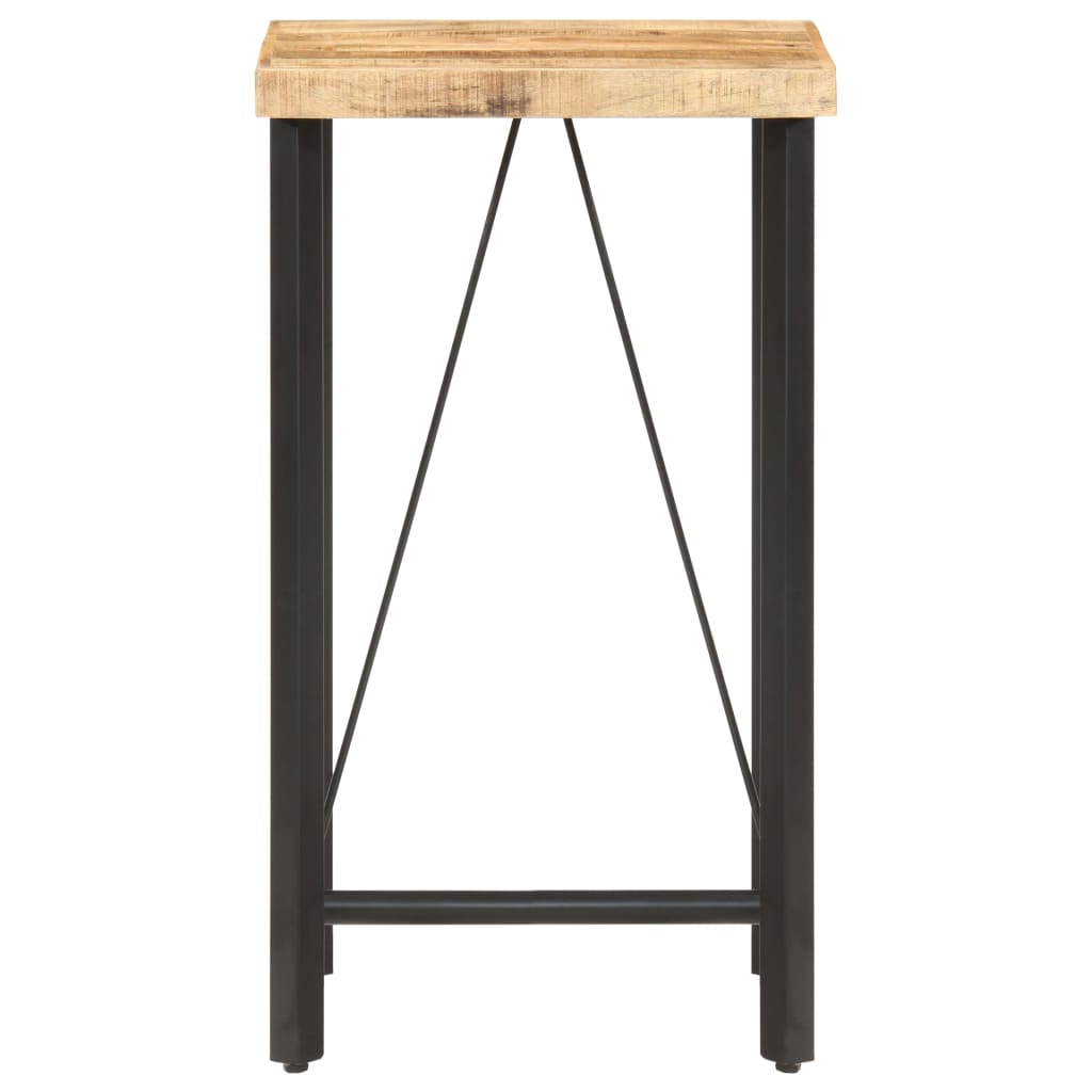 vidaXL Bartisch Raues Mangoholz
