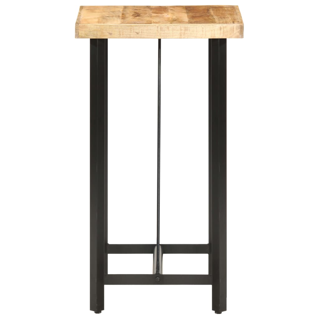 vidaXL Bartisch Raues Mangoholz