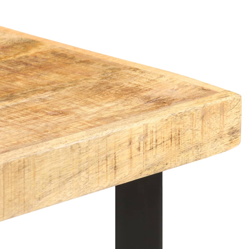 vidaXL Bartisch Raues Mangoholz