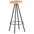vidaXL Barhocker 4 Stk. Raues Mangoholz